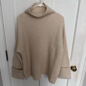 Banana Republic cuffed sleeve turtleneck sweater